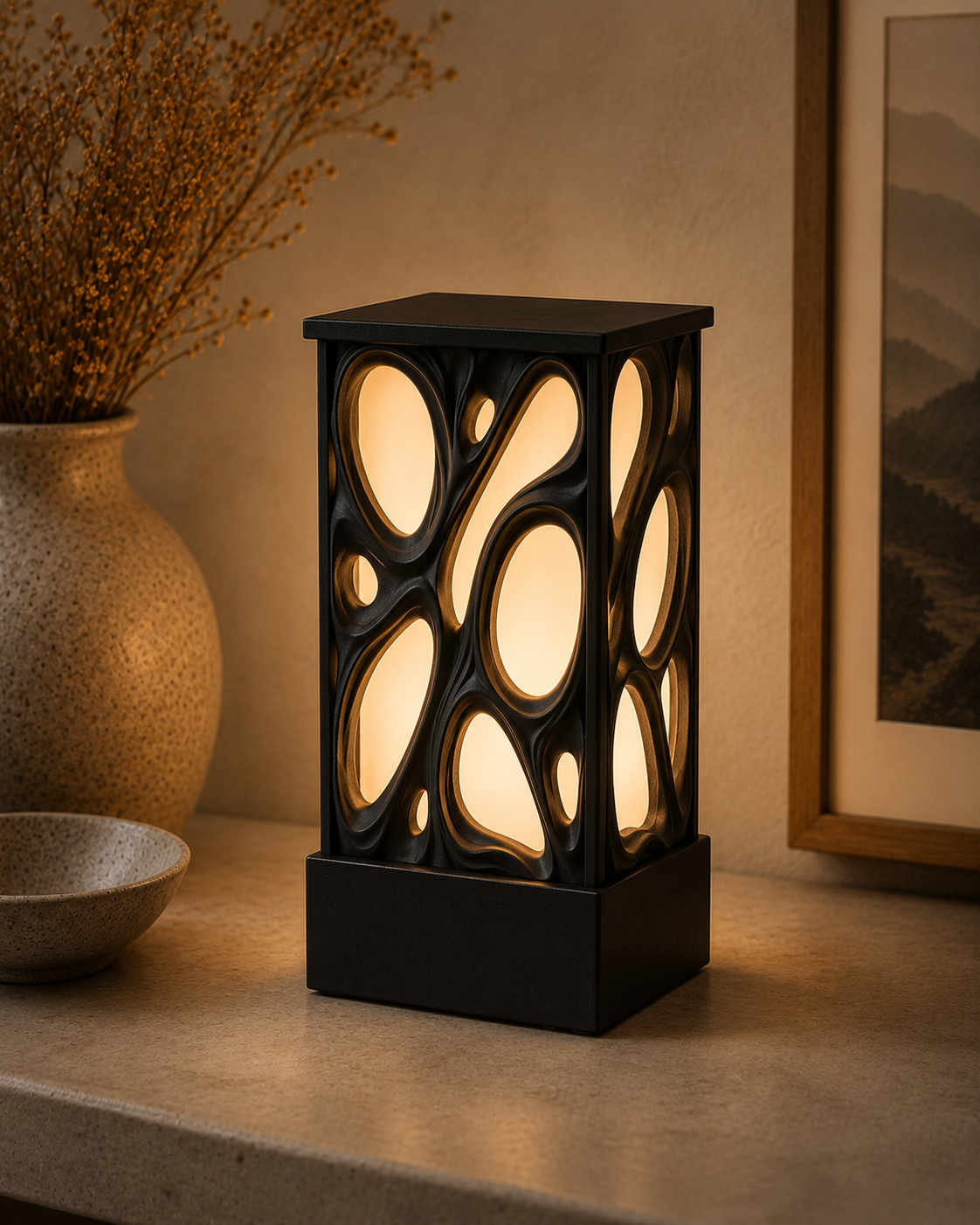 Aura Sculptural Table Lamp