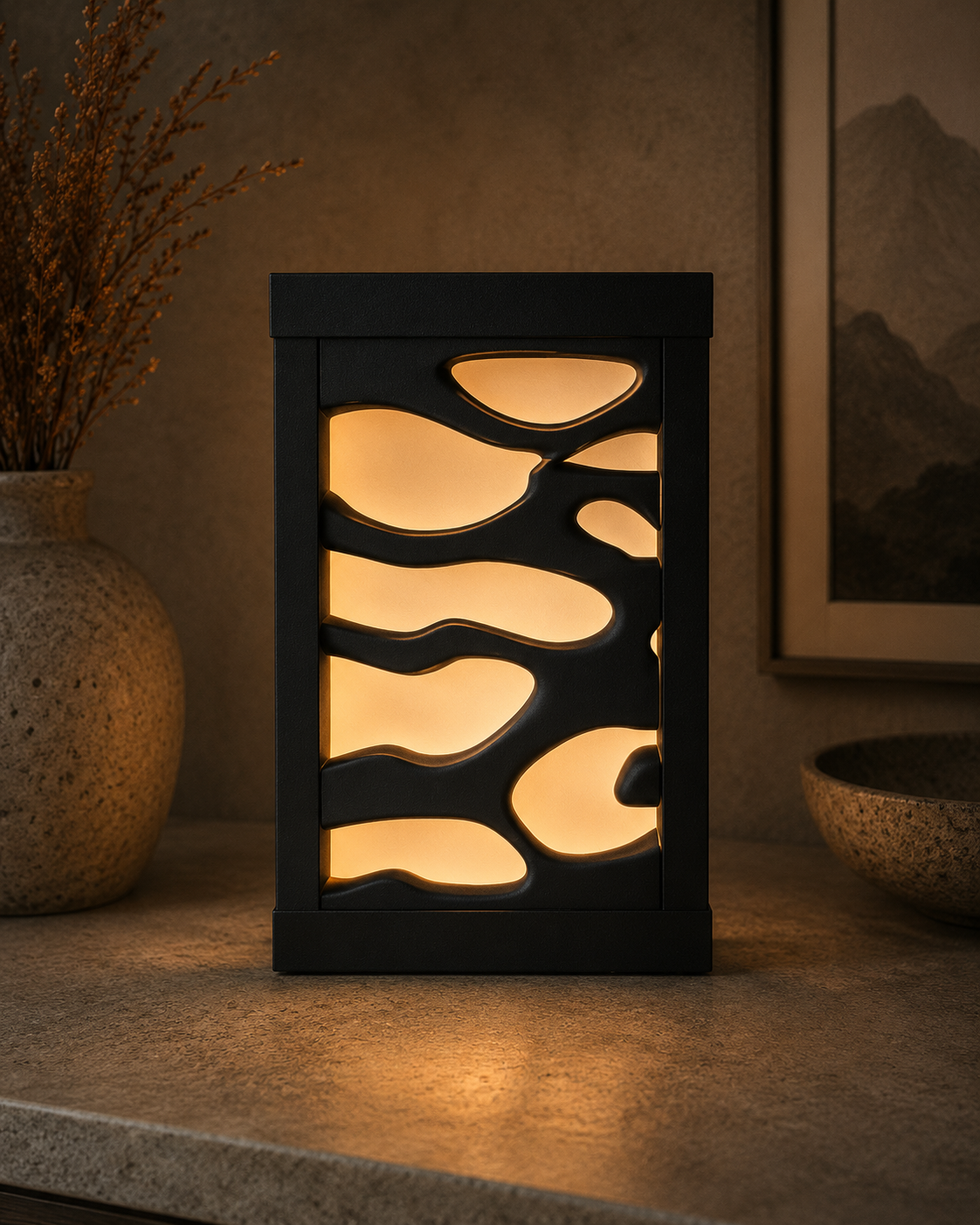 Ripple Sculptural Table Lamp