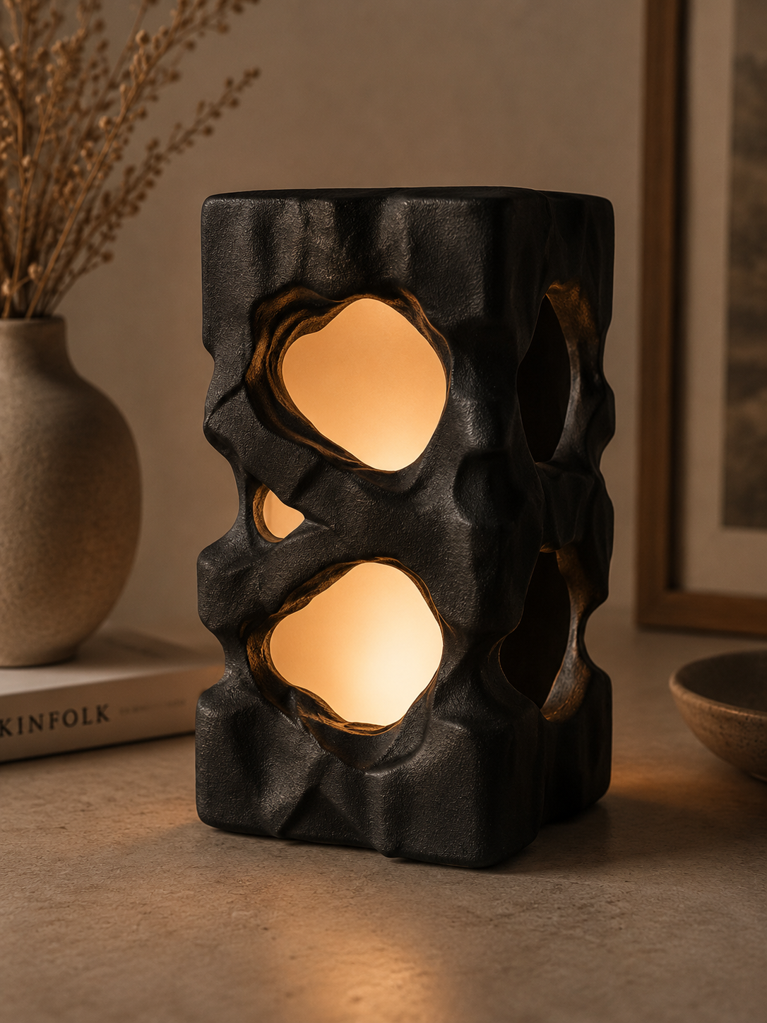 Monolith Sculptural Table Lamp