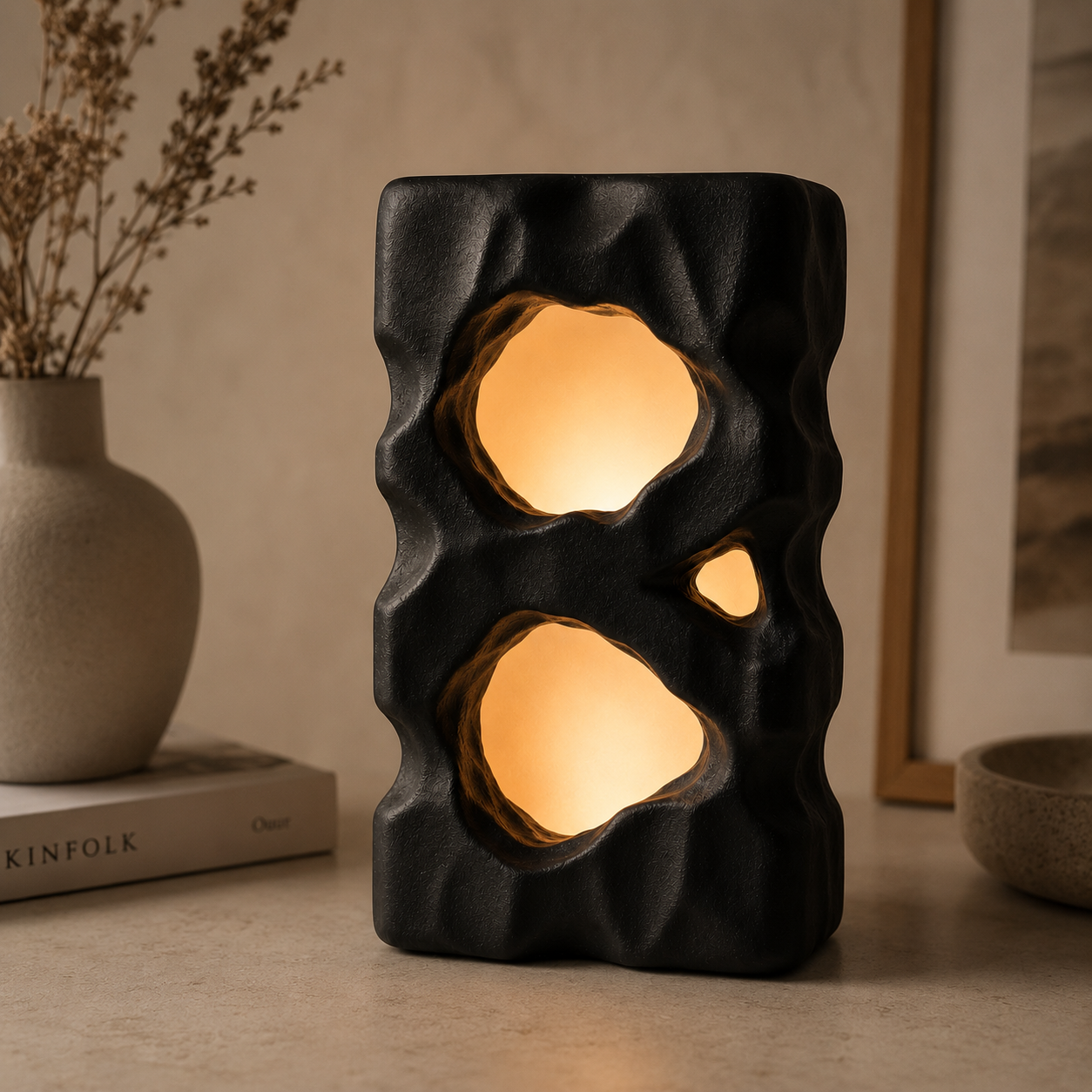Monolith Sculptural Table Lamp