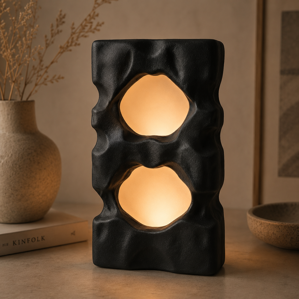 Monolith Sculptural Table Lamp