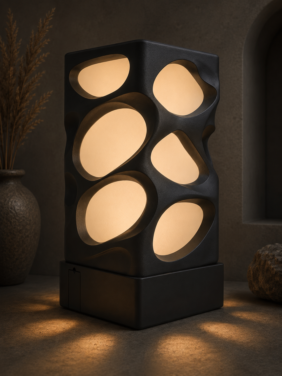 Pebble Sculptural Table Lamp